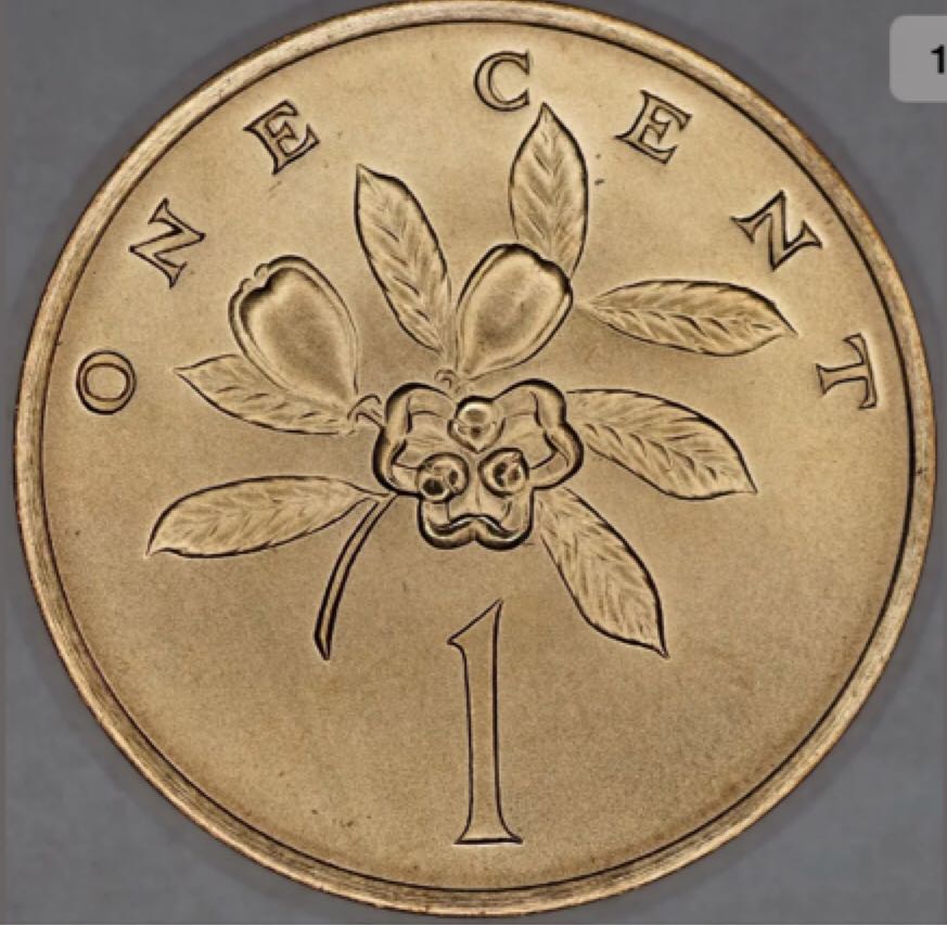 1-Jamaican 1 Cent, 1969  coin collectible - Main Image 2