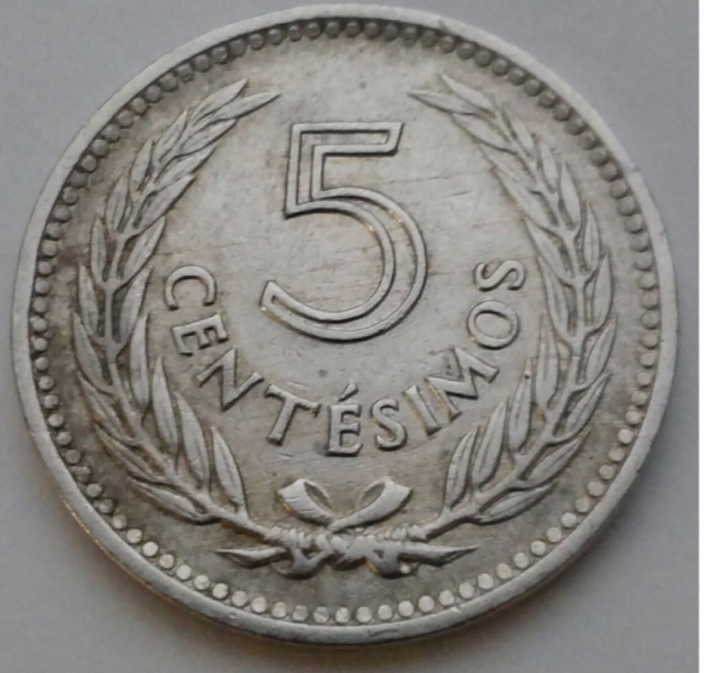 Uruguay 5 Centesimos  coin collectible - Main Image 2