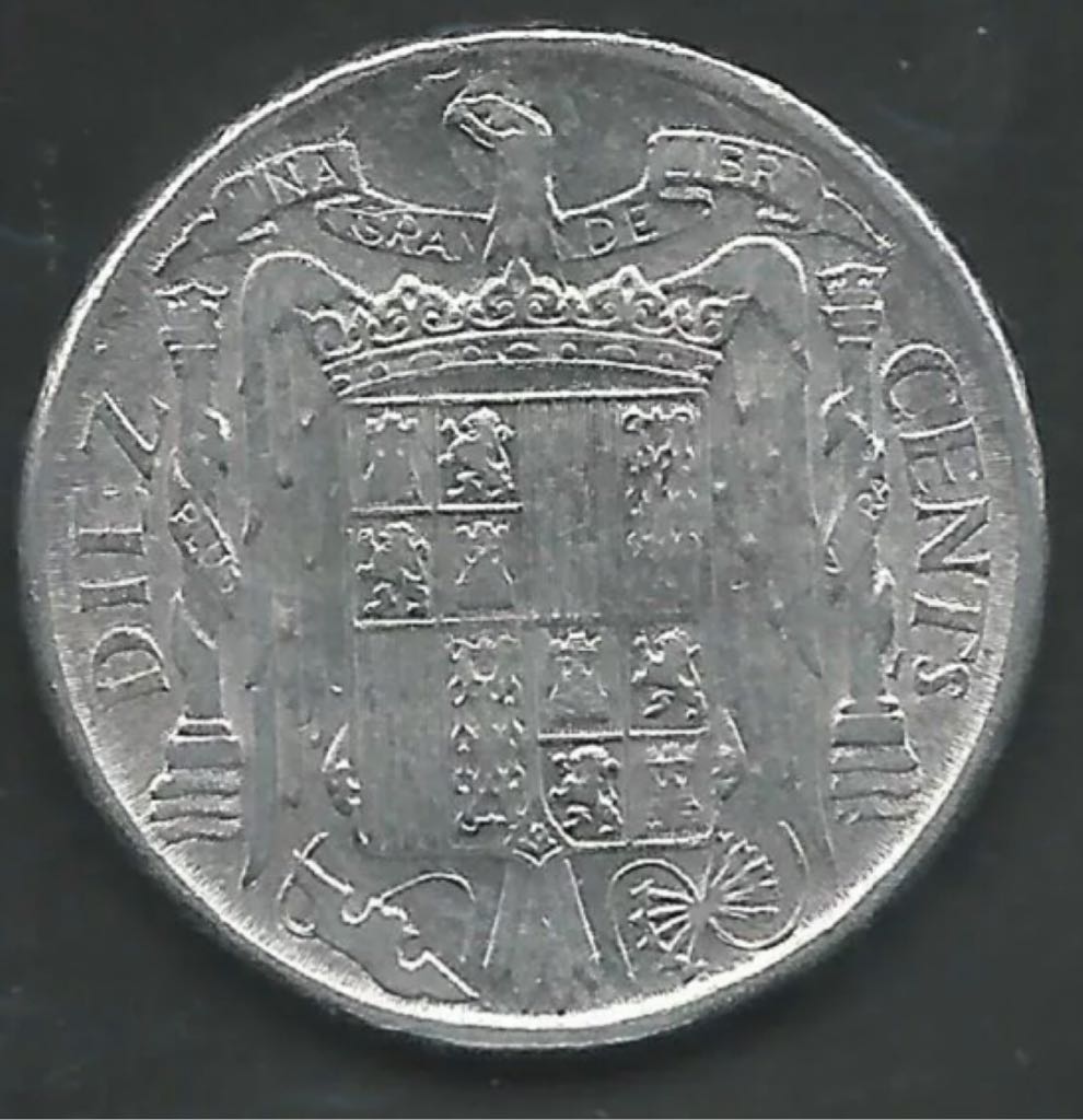Spain 10 Centimos  coin collectible - Main Image 2
