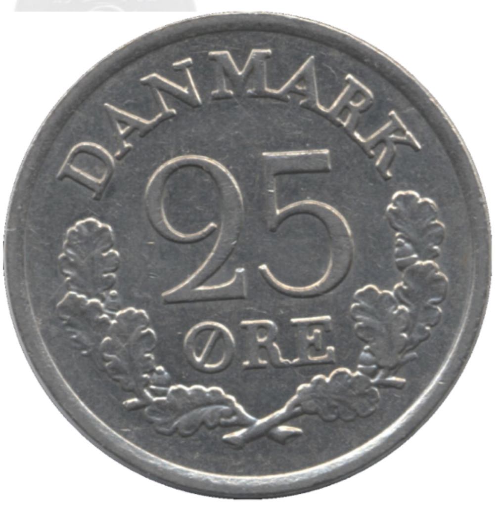 Denmark 25 Ore  coin collectible - Main Image 2