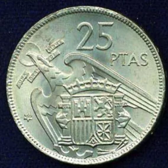 Spain 25 Pesetas  coin collectible - Main Image 2