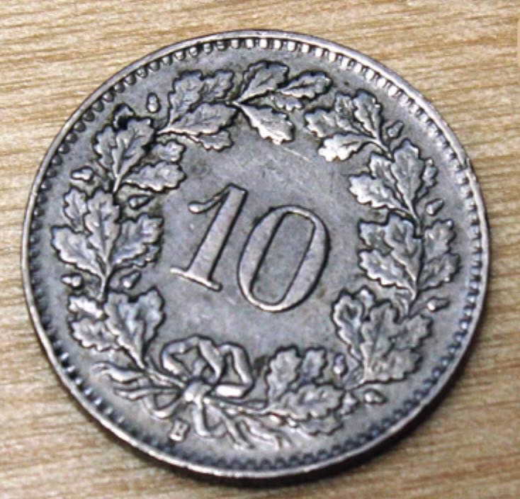 Switzerland 10 Rappen  coin collectible - Main Image 2