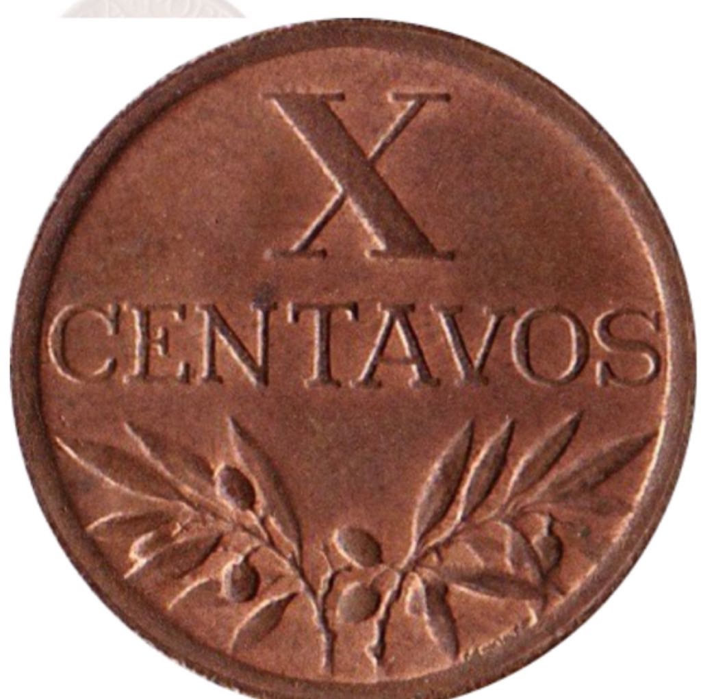Portugal 10 Centavos  coin collectible - Main Image 2