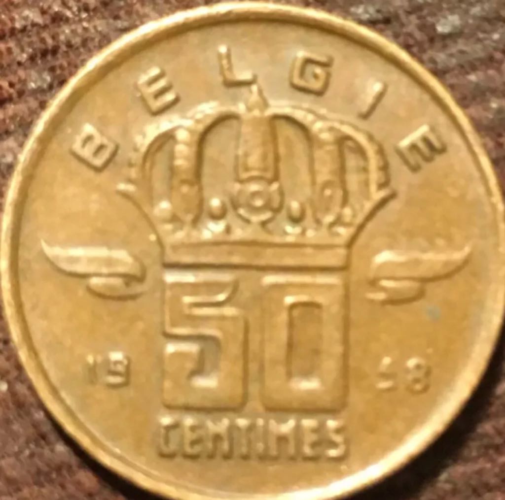 Belgium 50 Centimes  coin collectible - Main Image 2
