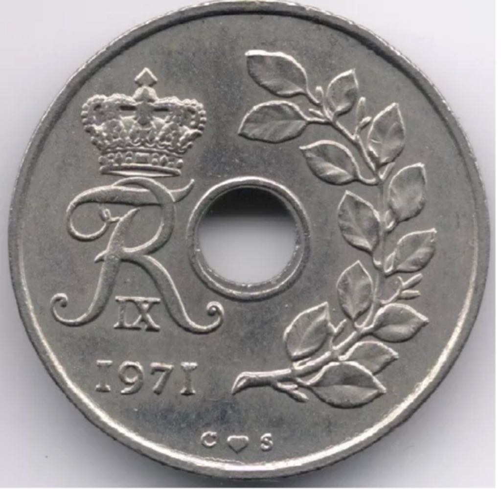 Denmark 25 Ore  coin collectible - Main Image 2