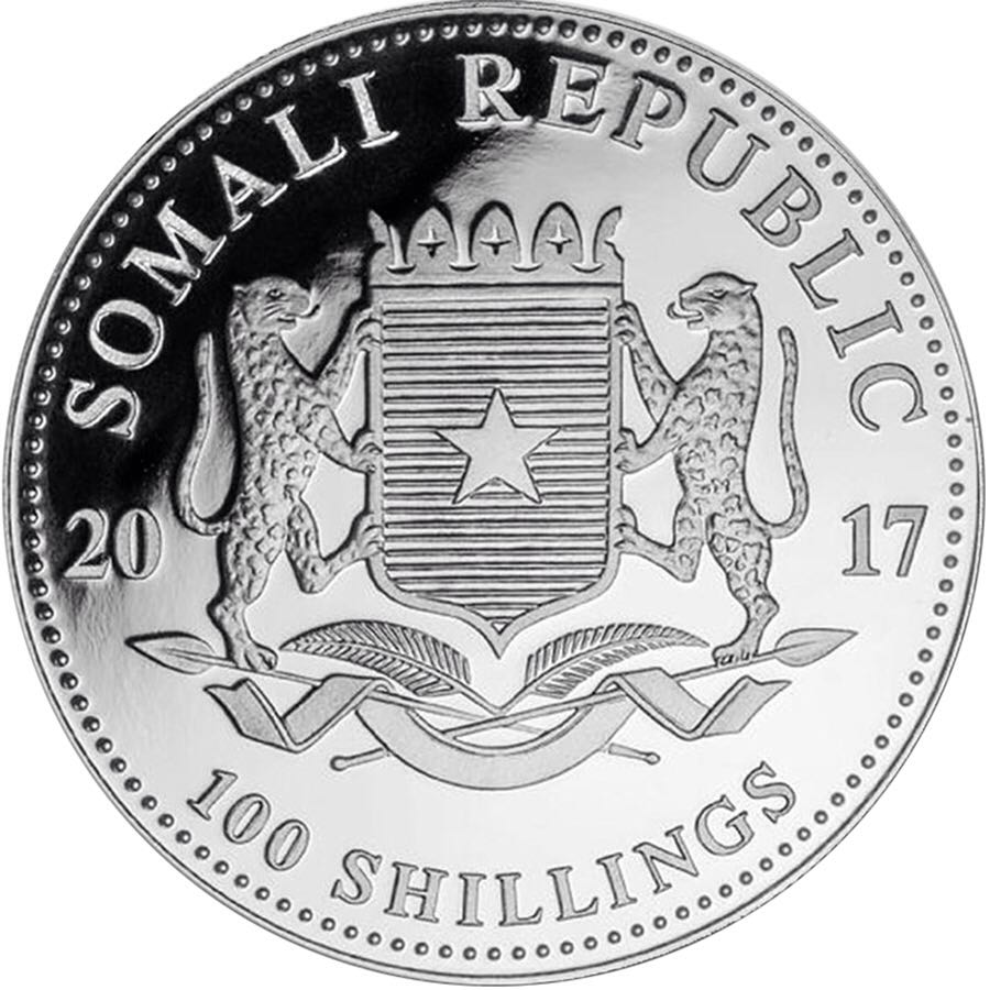 Somalia Elephant ( Rooster Privy )  coin collectible - Main Image 2