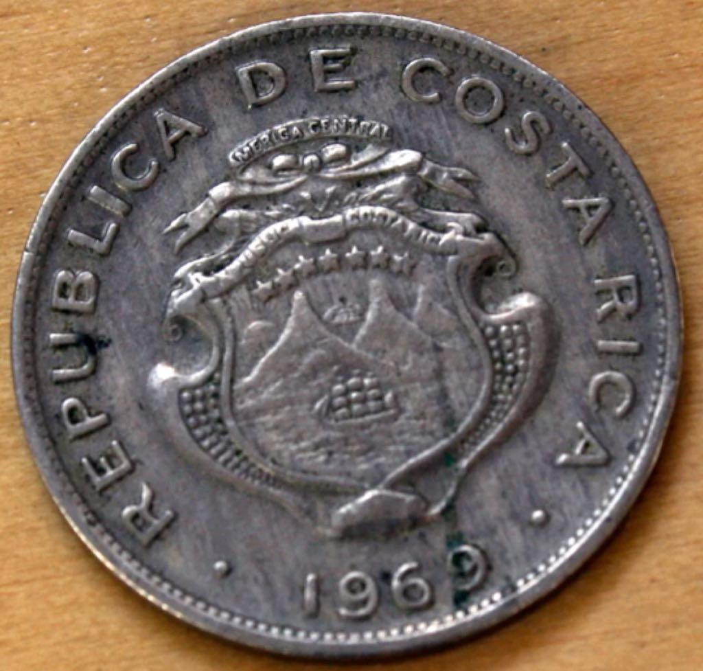 Costa Rica 25 centimos  coin collectible - Main Image 2