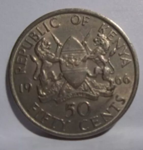 Kenya 50 Cents  coin collectible - Main Image 2