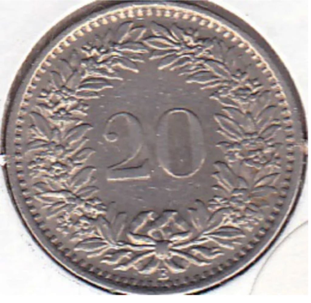 Sweden 20 Rappen  coin collectible - Main Image 2