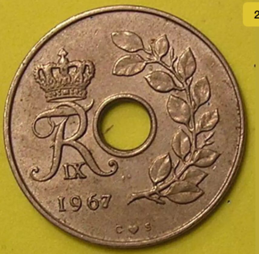 Denmark 25 Ore  coin collectible - Main Image 2