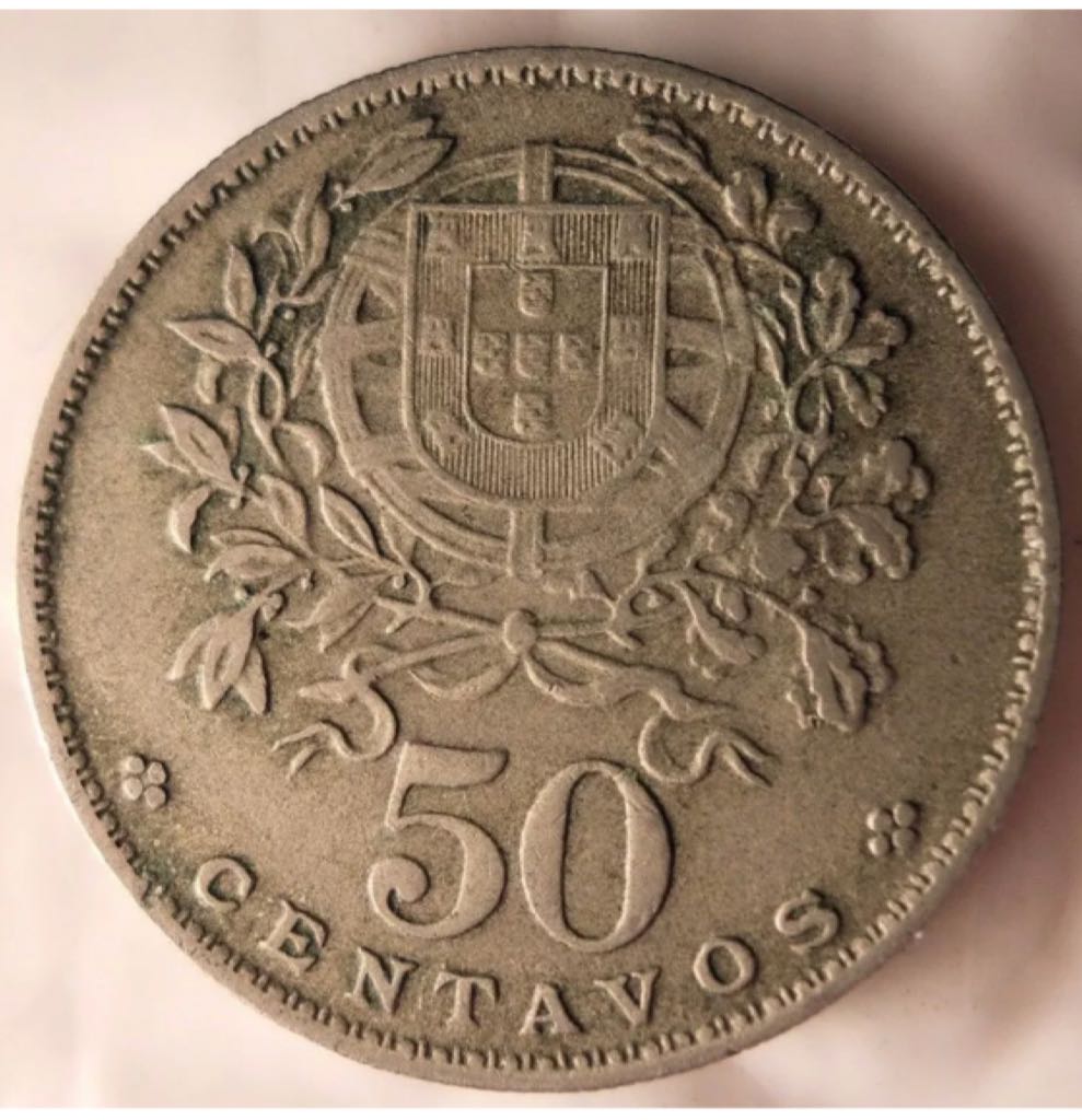 Portugal 50 Centavos  coin collectible - Main Image 2