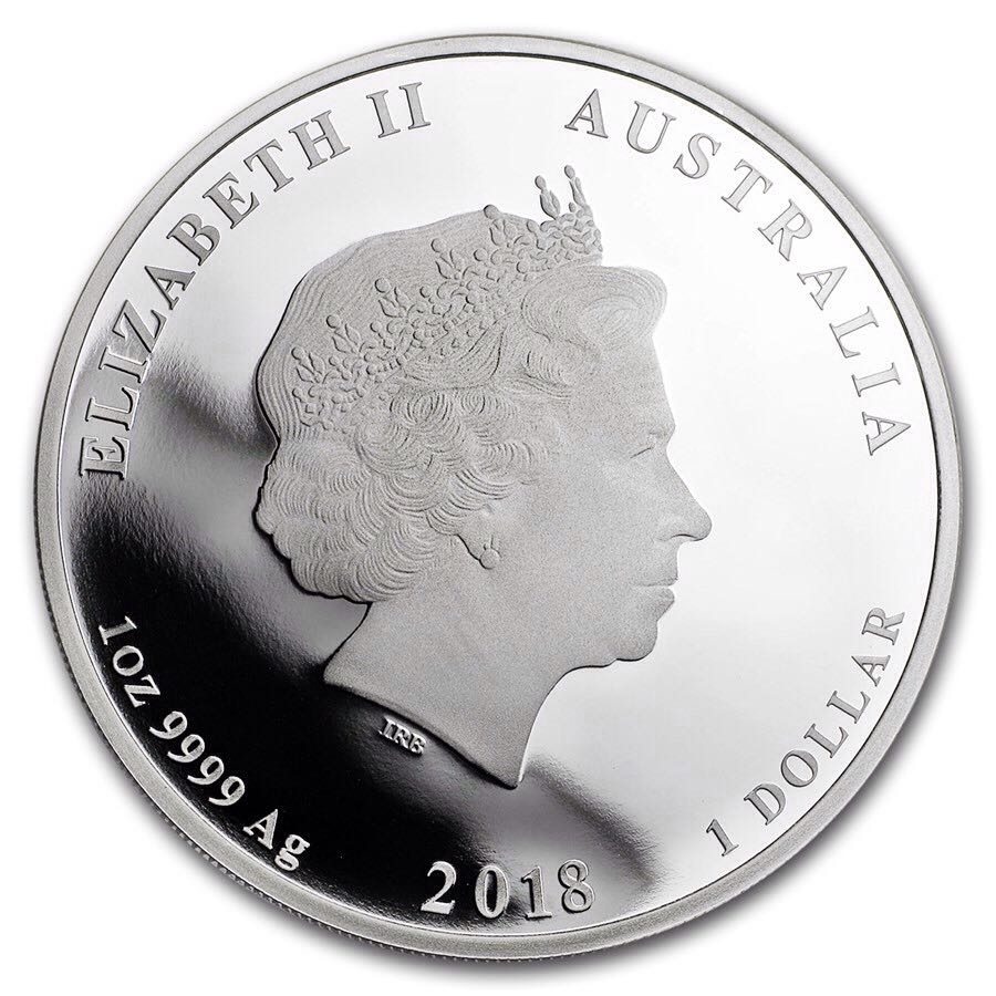 Australia Dragon & Phoenix Silver Proof Coin  coin collectible - Main Image 2