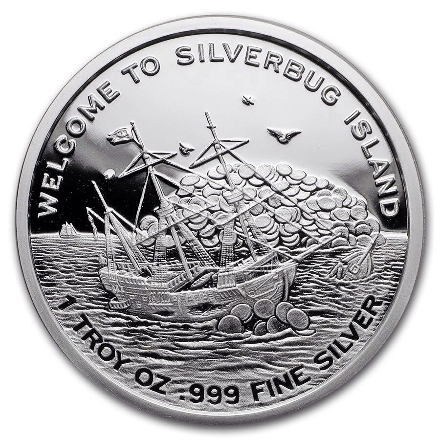 Silverbug Island Waterfall  coin collectible - Main Image 2