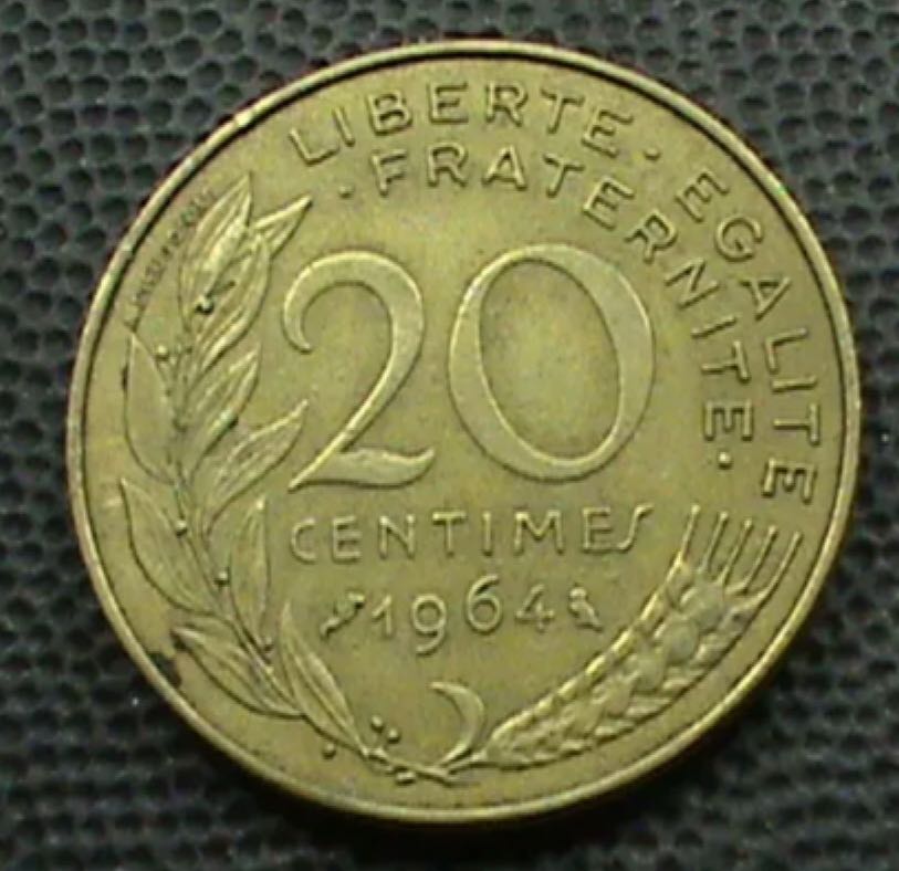 France 20 Centimes  coin collectible - Main Image 2