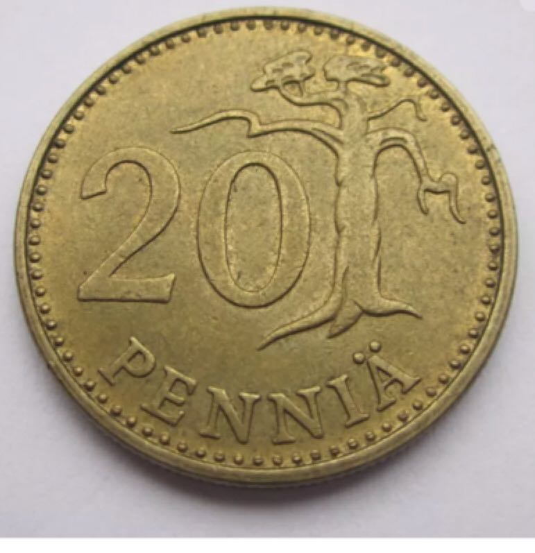 Finland 20 Pennia  coin collectible - Main Image 2