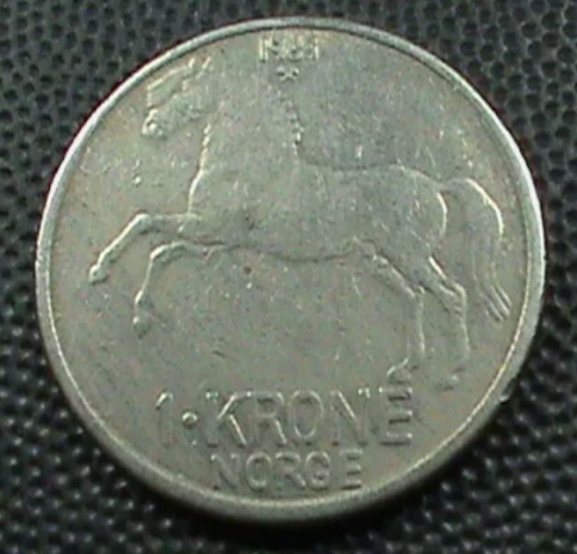 Norway 1 Krone  coin collectible - Main Image 2