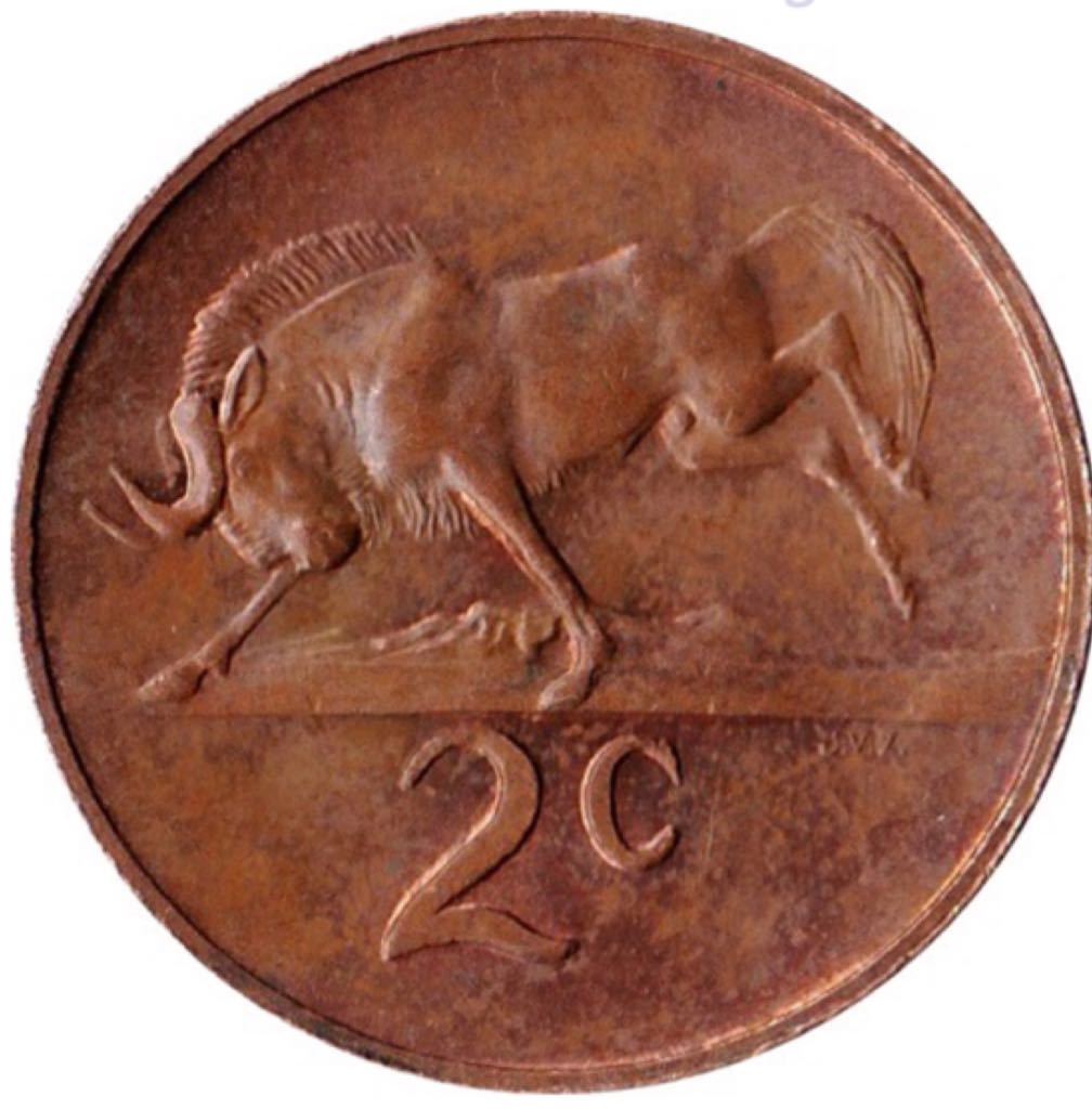 Africa South 2 Cents  coin collectible - Main Image 2