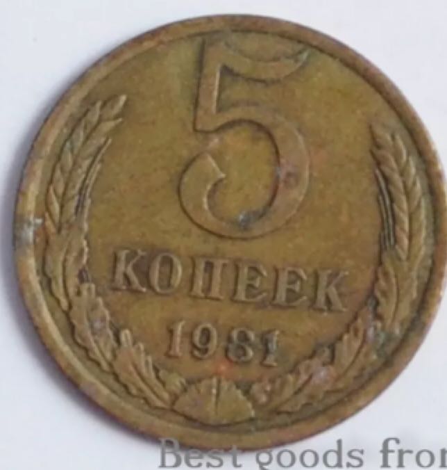 Russian 5 Kopek  coin collectible - Main Image 2