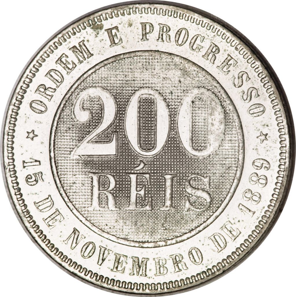Brazil - 200 Reis  coin collectible - Main Image 2