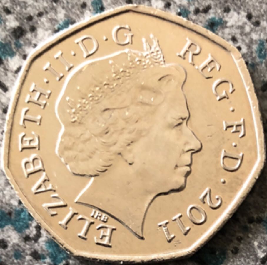 2011 50p Athletics  coin collectible - Main Image 2