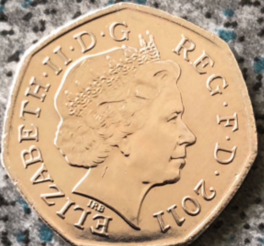 2011 50p Cycling  coin collectible - Main Image 2