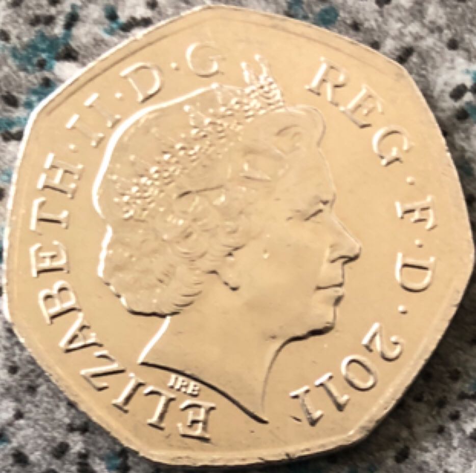 2011 50p Handball  coin collectible - Main Image 2