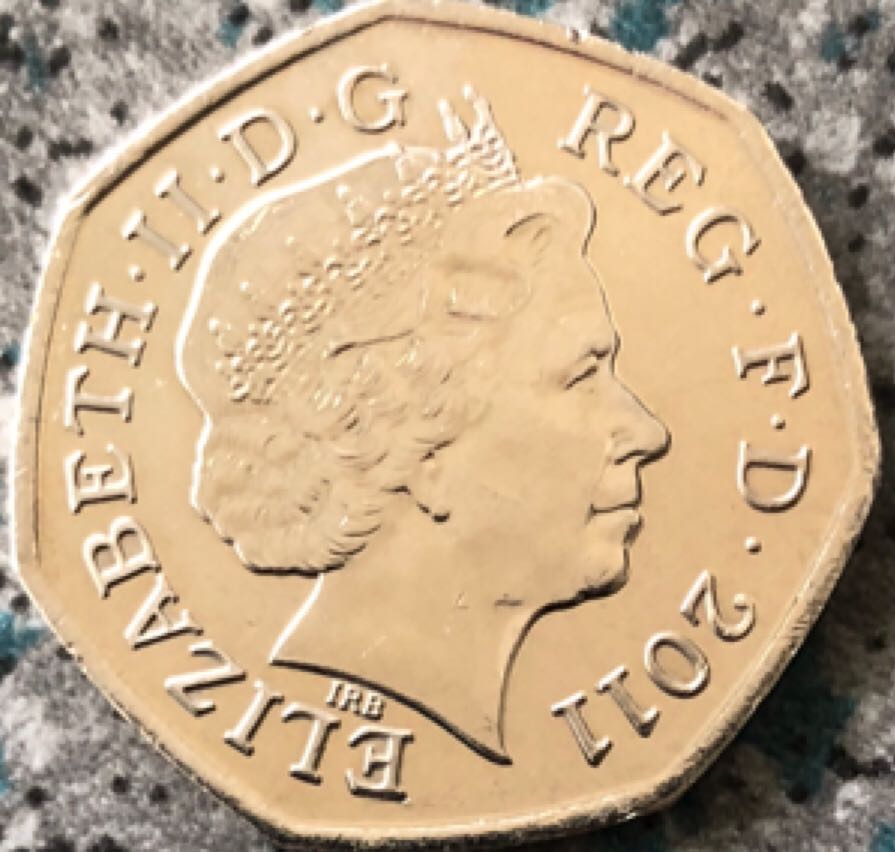 2011 50p Boccia  coin collectible - Main Image 2