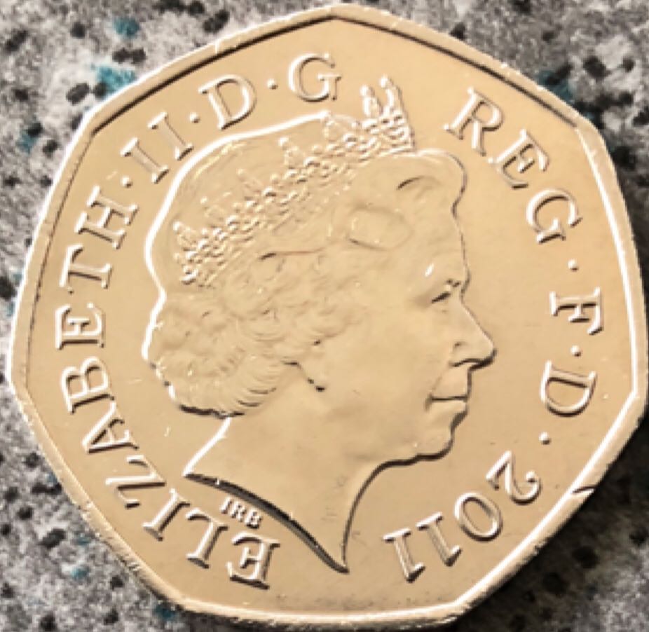 2011 50p Hockey  coin collectible - Main Image 2