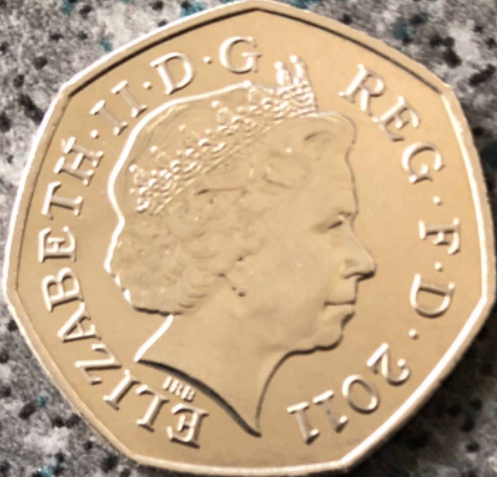 2011 50p Judo  coin collectible - Main Image 2