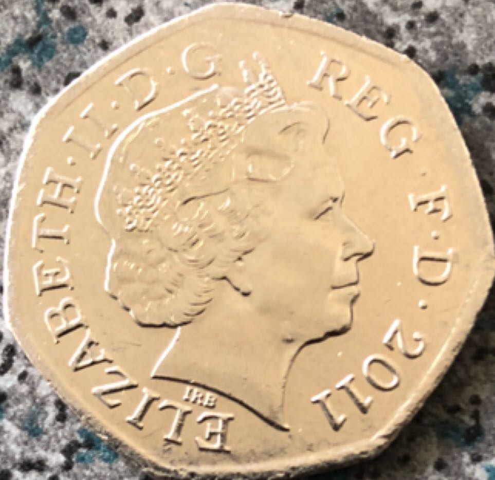 2011 50p Modern Pentathlon  coin collectible - Main Image 2