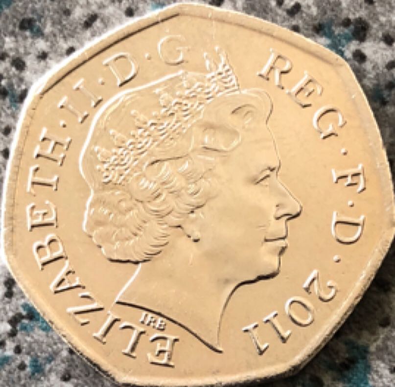 2011 50p Wheelchair Rugby  coin collectible - Main Image 2