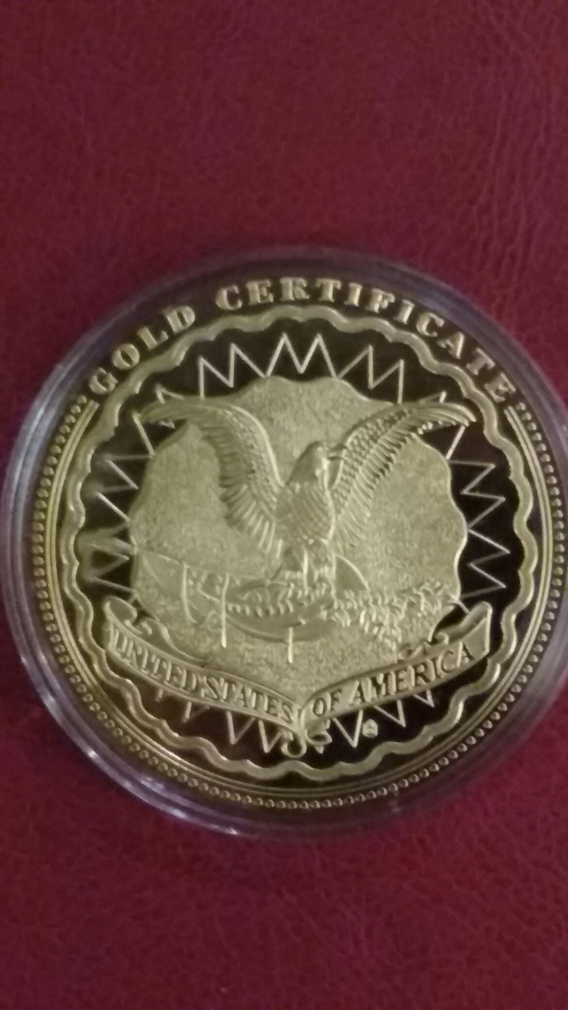 1922 Abraham Lincoln Five Hundred Dollars Commemorative Gold Certificate  coin collectible - Main Image 2