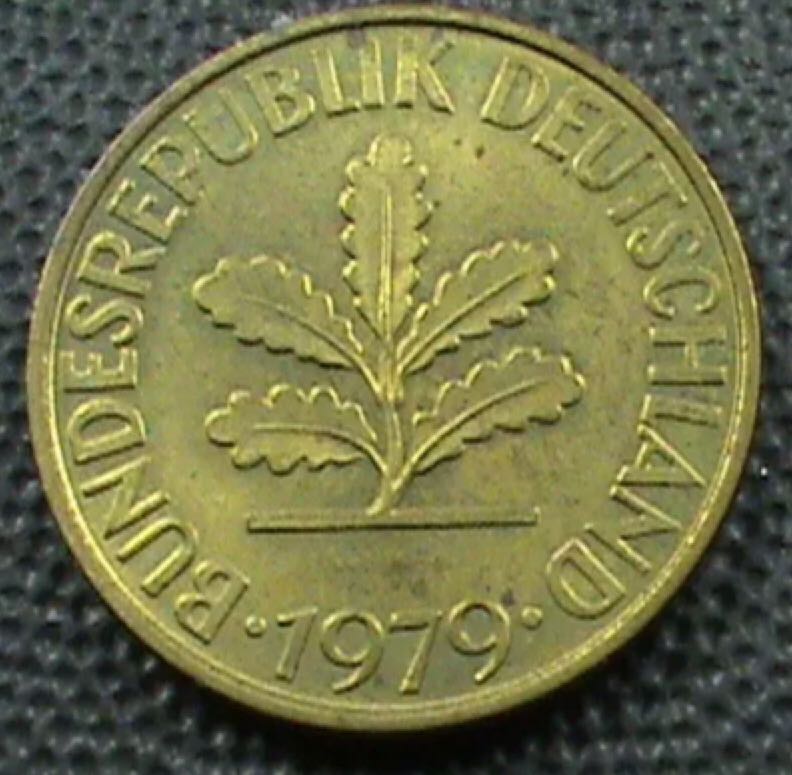 1990-F German 10 Pfennig  coin collectible - Main Image 2