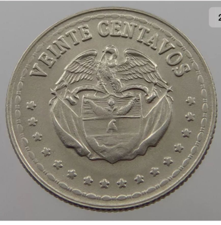 Colombia 20 Centavos  coin collectible - Main Image 2