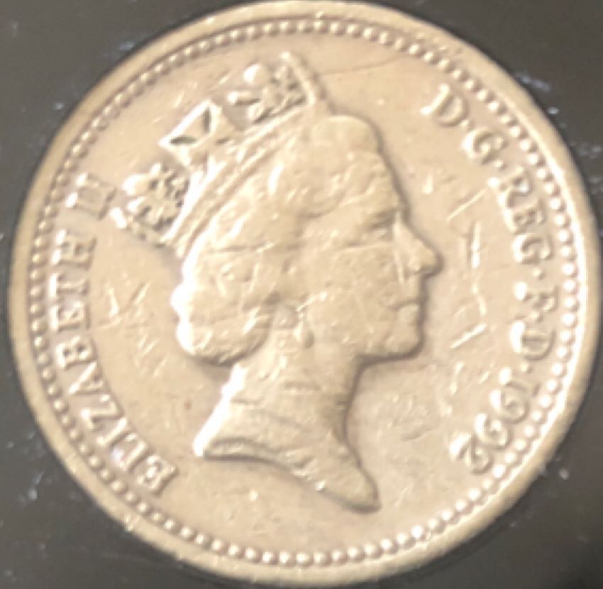 1992 £1 Oak Tree  coin collectible - Main Image 2