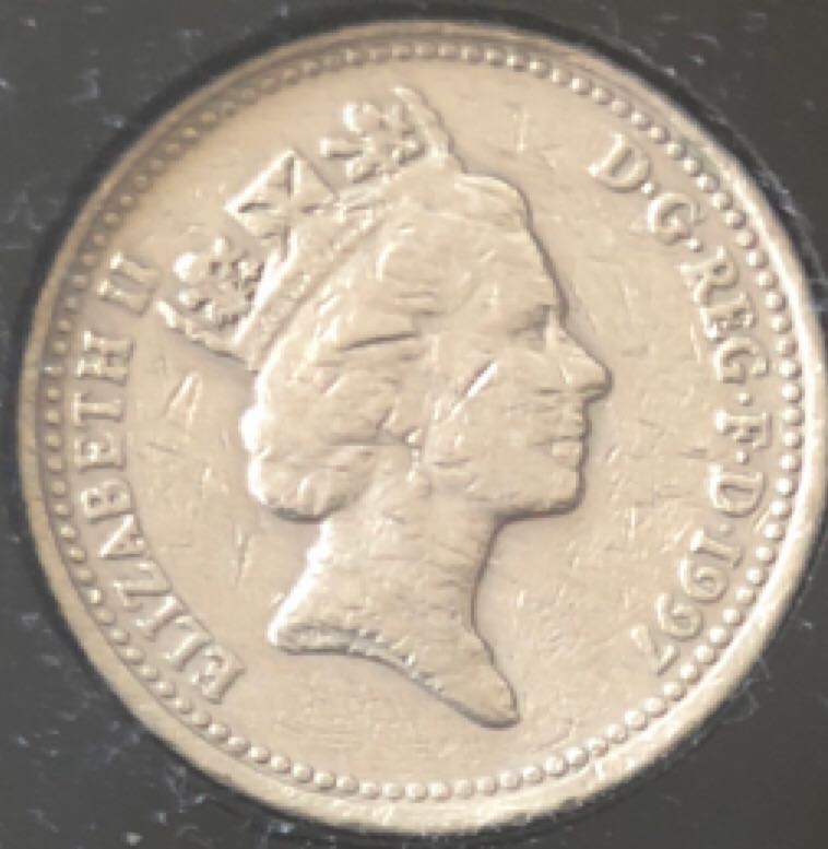 1997 £1 Three Lions  coin collectible - Main Image 2