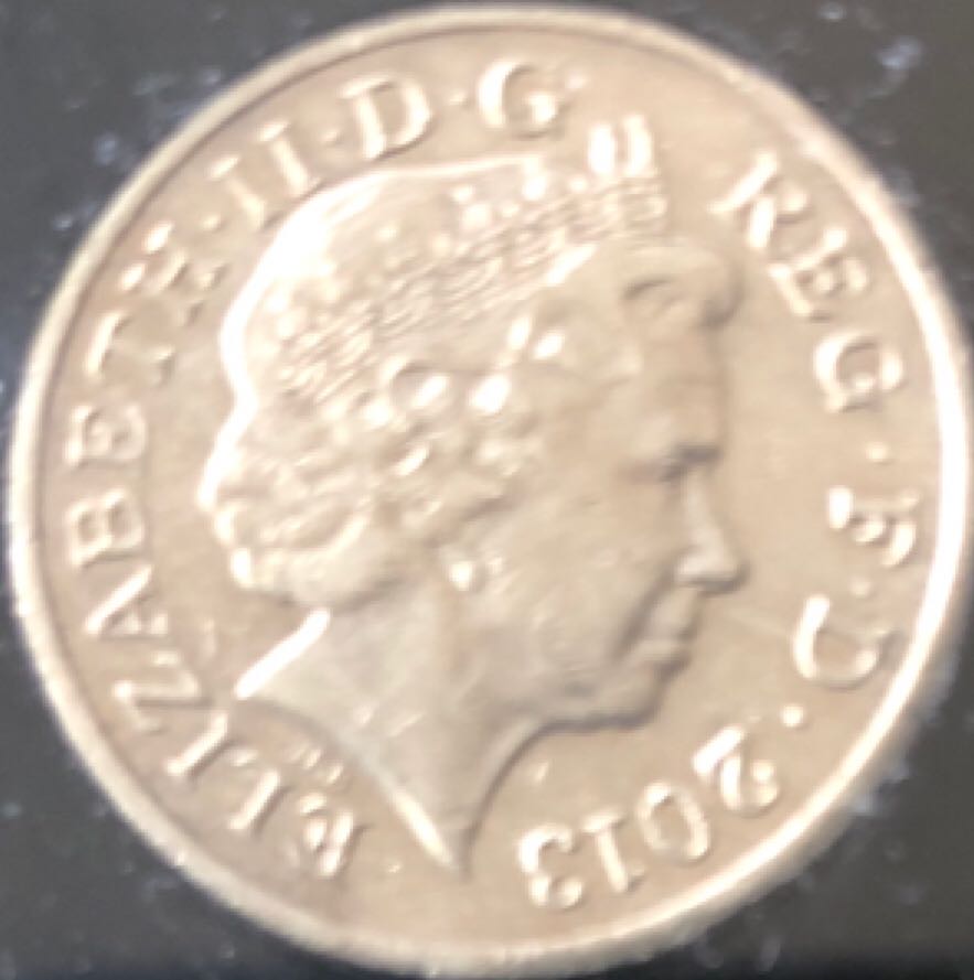 2013 £1 English Floral  coin collectible - Main Image 2