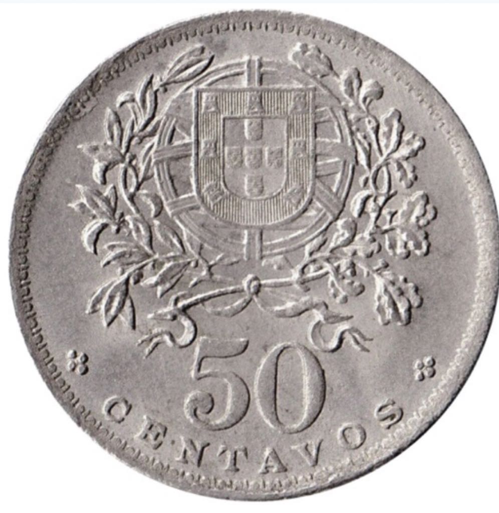 Portugal 50 Centavos  coin collectible - Main Image 2