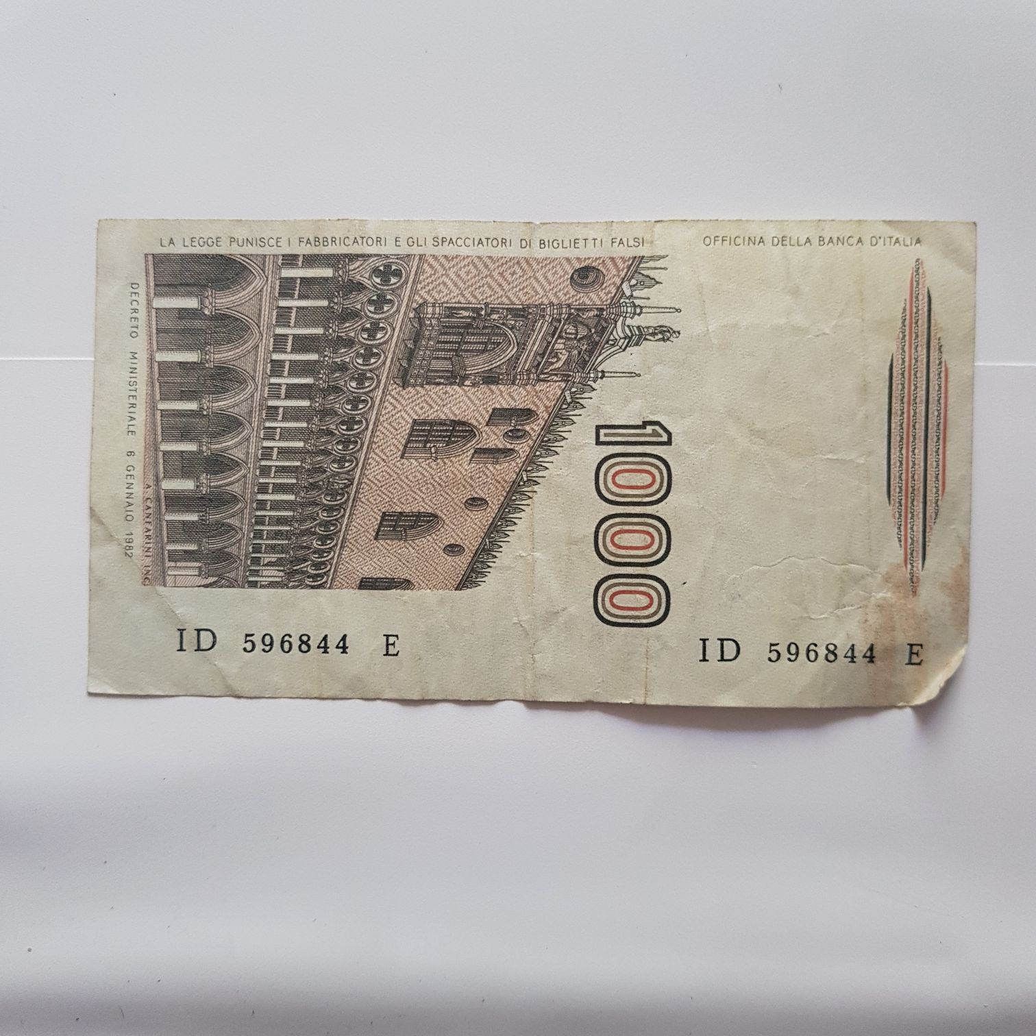 1000 Liras  coin collectible - Main Image 2