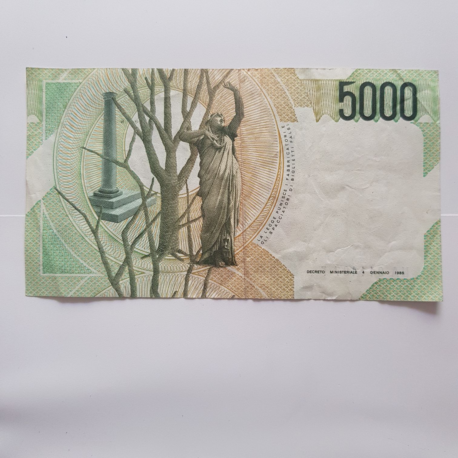 5000 Liras  coin collectible - Main Image 2