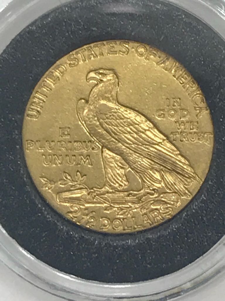 1909 Indian Head ($2.50) Gold  coin collectible - Main Image 2