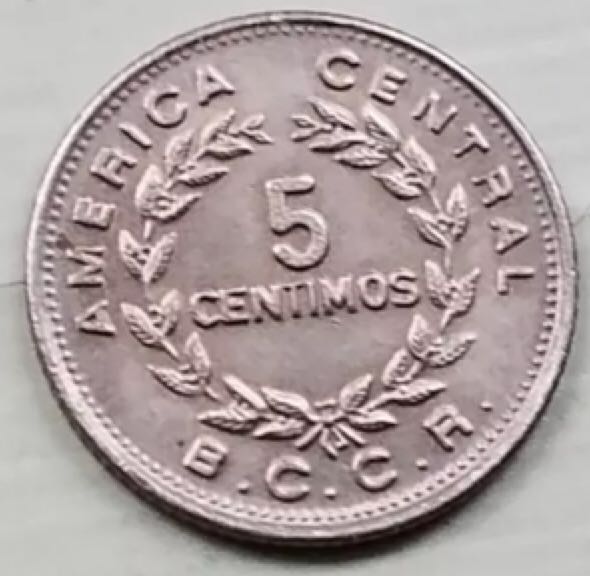 Costa Rica 5 Centimos  coin collectible - Main Image 2