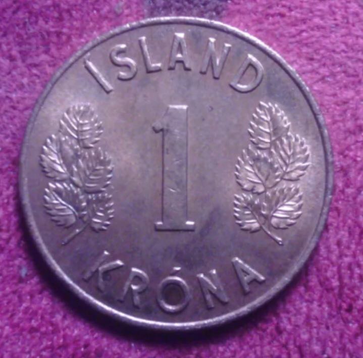 Iceland 1 Krona  coin collectible - Main Image 2