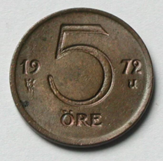 Sweden 5 Ore  coin collectible - Main Image 2