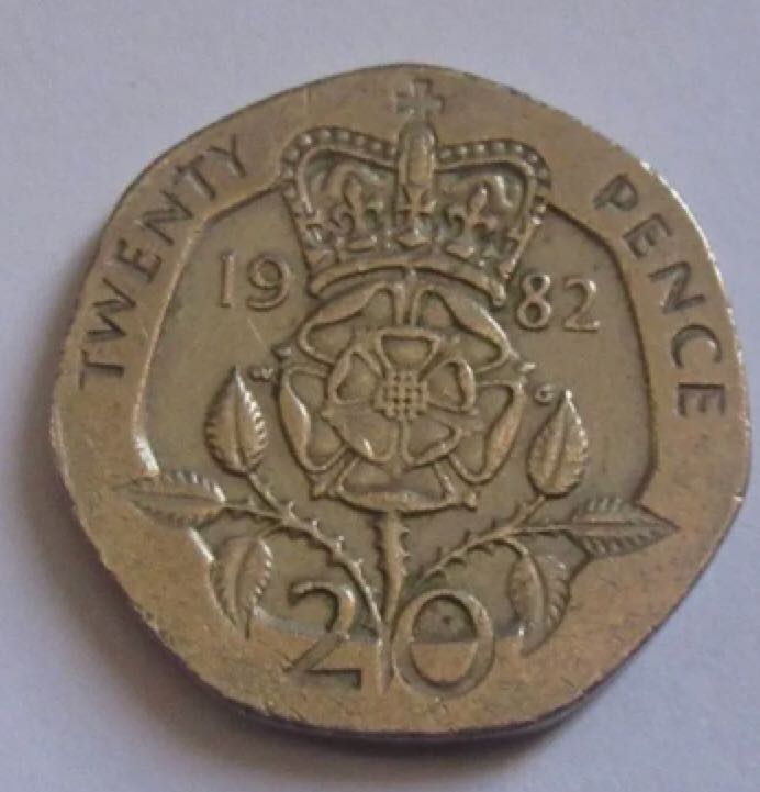 1982 20 Pence  coin collectible - Main Image 2