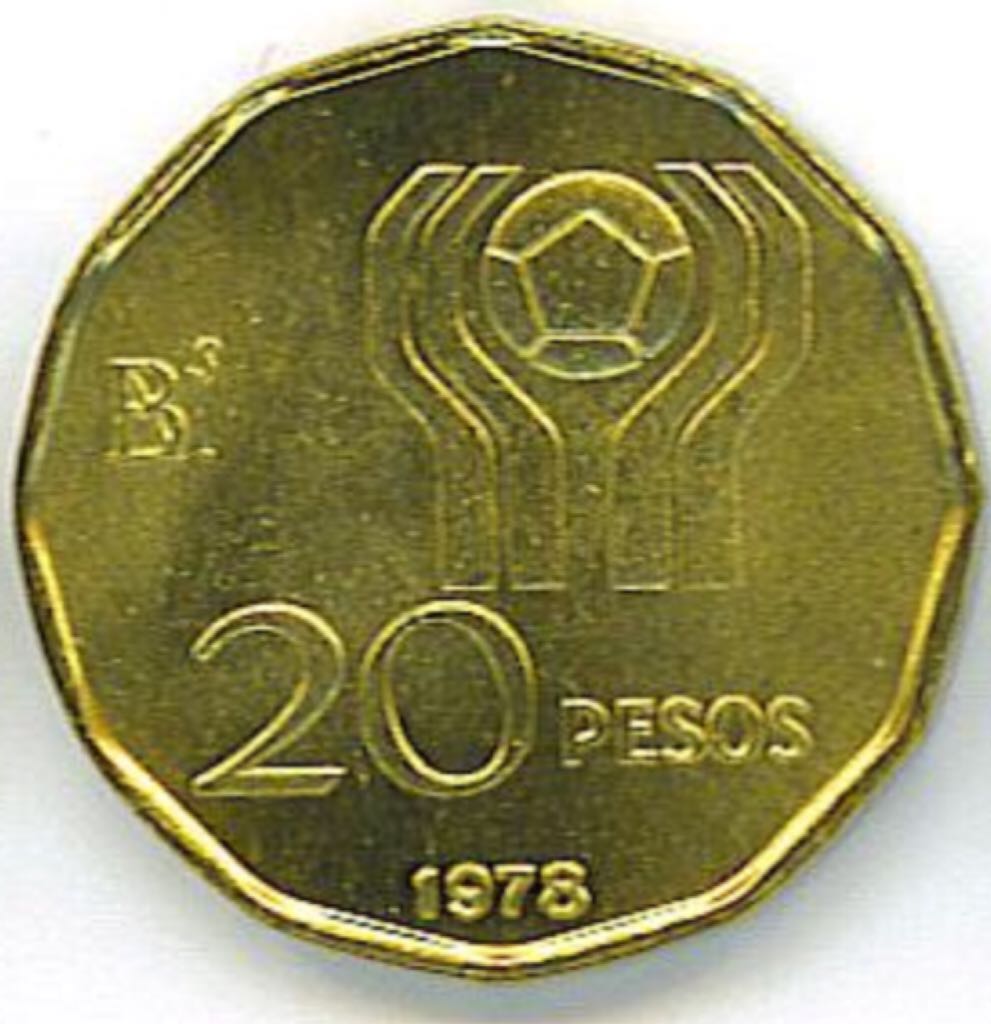 Argentina 20 Pesos  coin collectible - Main Image 2