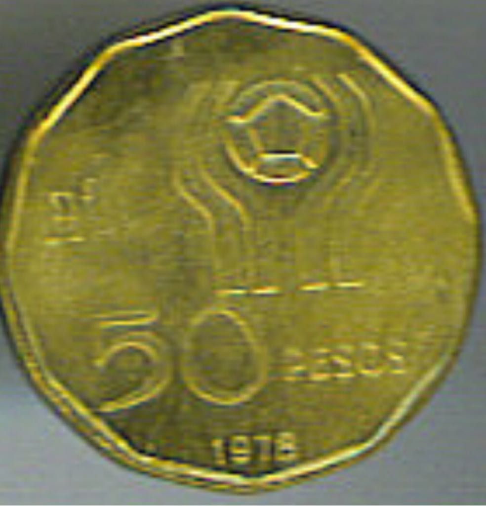 Argentina 50 Pesos  coin collectible - Main Image 2