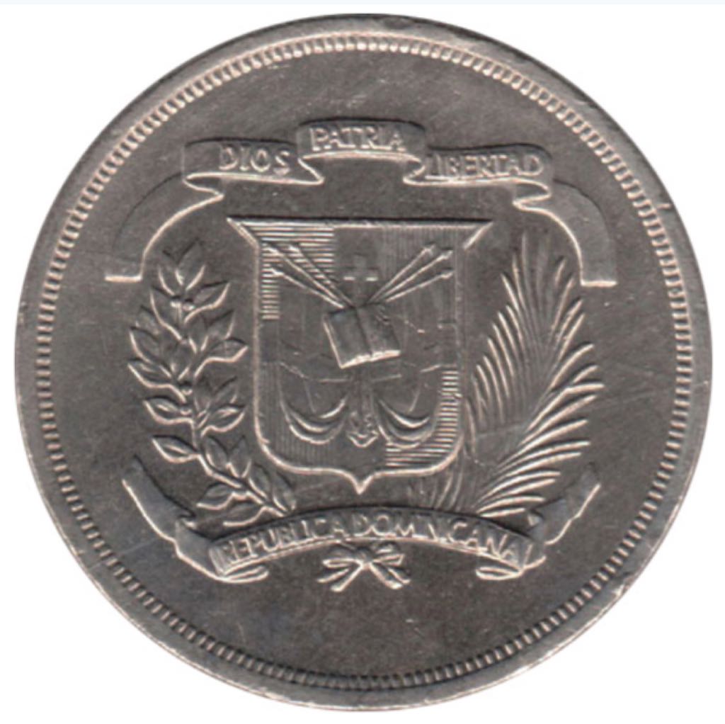 1-Dominican Republic 5 Centavos, 1976  coin collectible - Main Image 2