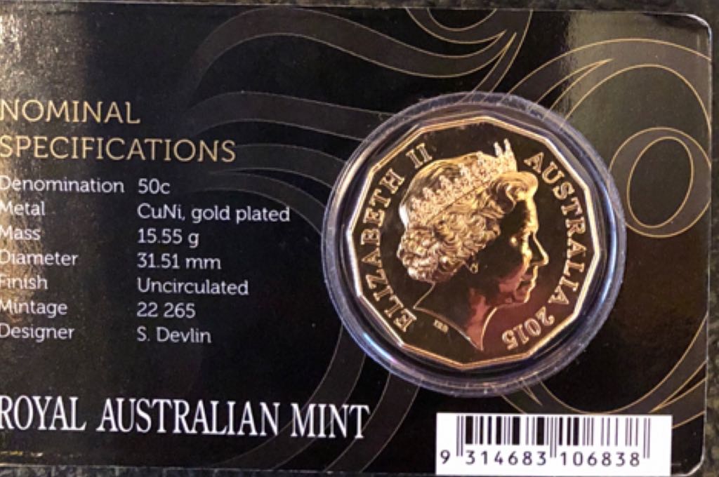 50th Anniversary Of Royal Aus Mint  coin collectible - Main Image 2