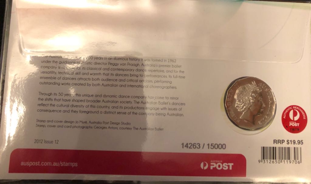 Ballet 50 Years  coin collectible - Main Image 2